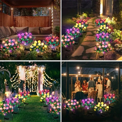 Simulatie Azalea Bloem Grondsteek Zonneverlichting