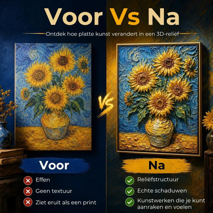 3D reliëf kunstpennenset met microschuimstructuur