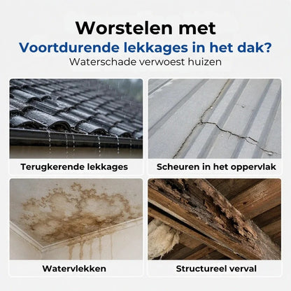Transparante waterdichte dakafdichtingskit met kwastje