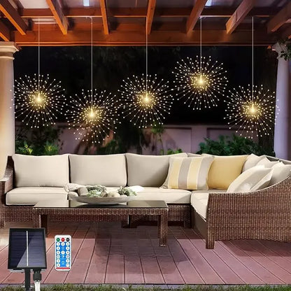 Solar Vuurwerk Lichtbollen – Sfeervolle Tuinverlichting