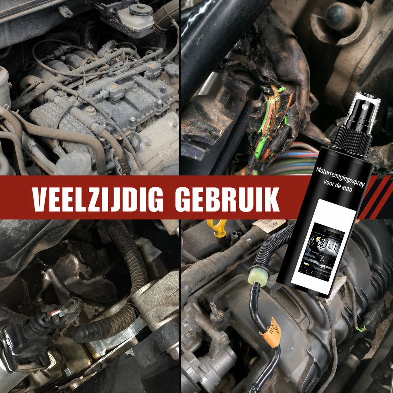 Reinigingsspray voor Motoren