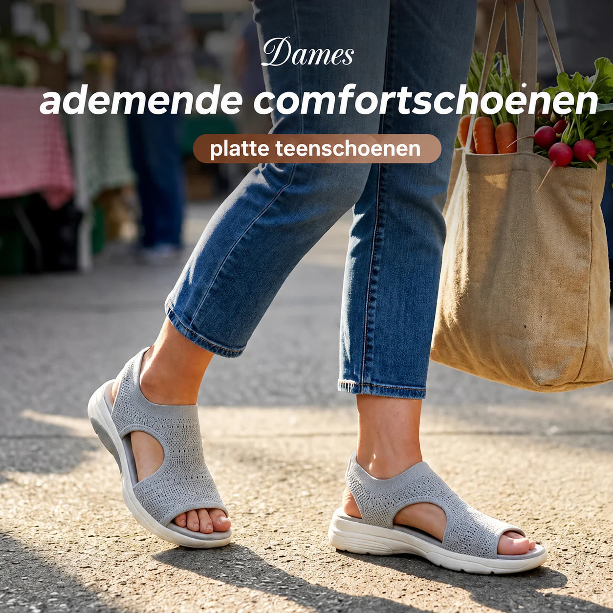 Comfortabele Dames Sandalen – Ademend & Lichtgewicht