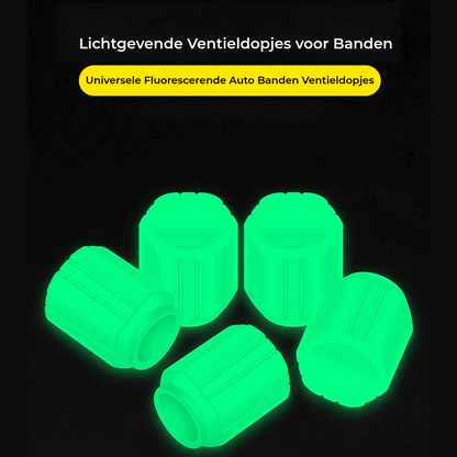 Verlichte Ventieldopjes voor Auto en Fiets