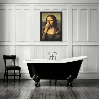 Grappige Mona Lisa (Neus Knijpen)