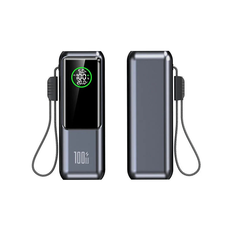 Portable Charger with Built-in Cable