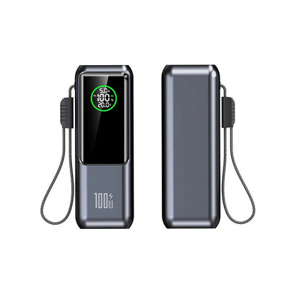Portable Charger with Built-in Cable