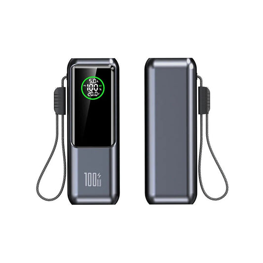 Portable Charger with Built-in Cable