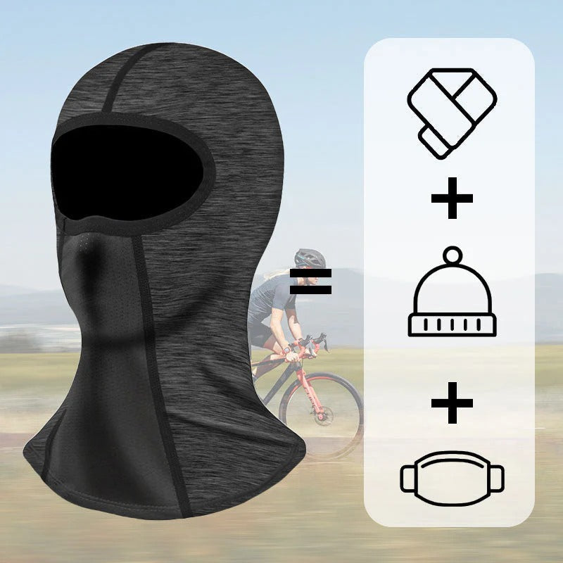 Winddicht volledig gezichtsmasker snel droog zonwerend