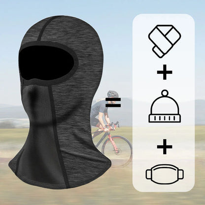 Winddicht volledig gezichtsmasker snel droog zonwerend