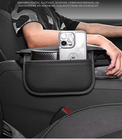 Armsteunhoes voor auto middenconsole met zijvakken