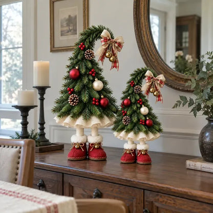 Kerstboomdecoratie met Speelse Elfjes