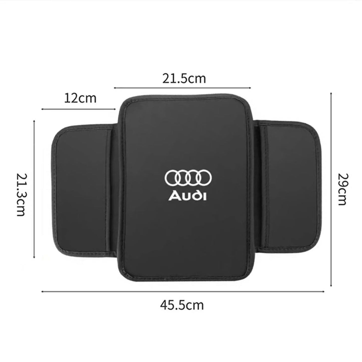 Armsteunhoes voor auto middenconsole met zijvakken