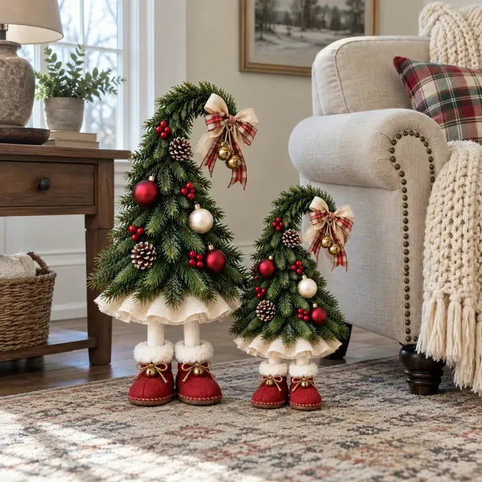 Kerstboomdecoratie met Speelse Elfjes