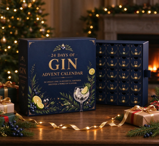 Gin adventskalender 2026 met 24 miniaturen
