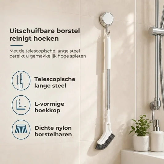 Uitschuifbare kierenborstel