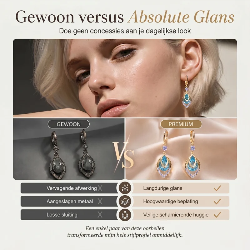 Hemelsblauwe Hangoorbellen