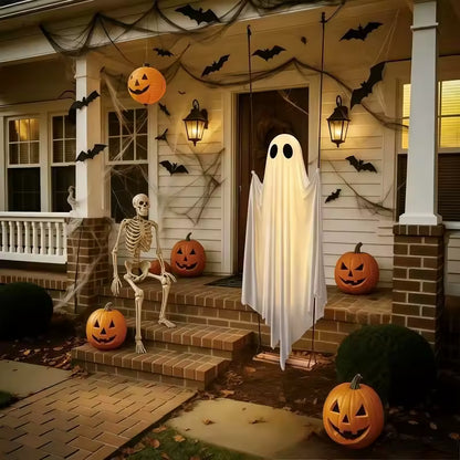 Hangende spookschommel met LED verlichting voor Halloween