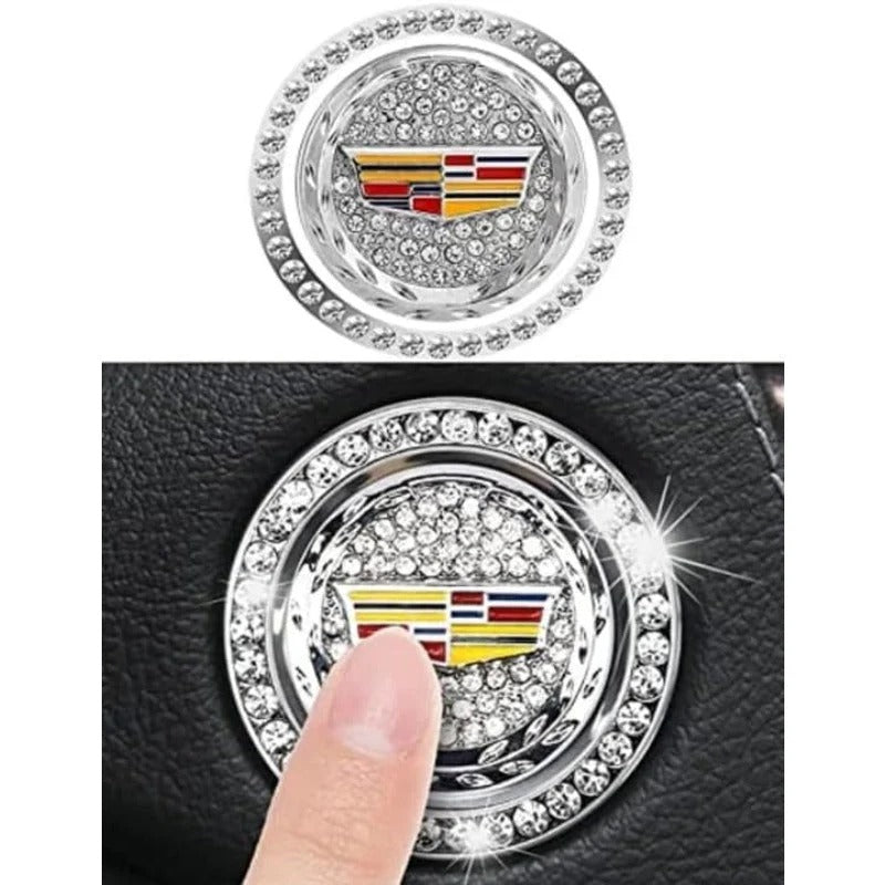 Strass ring voor auto startknop