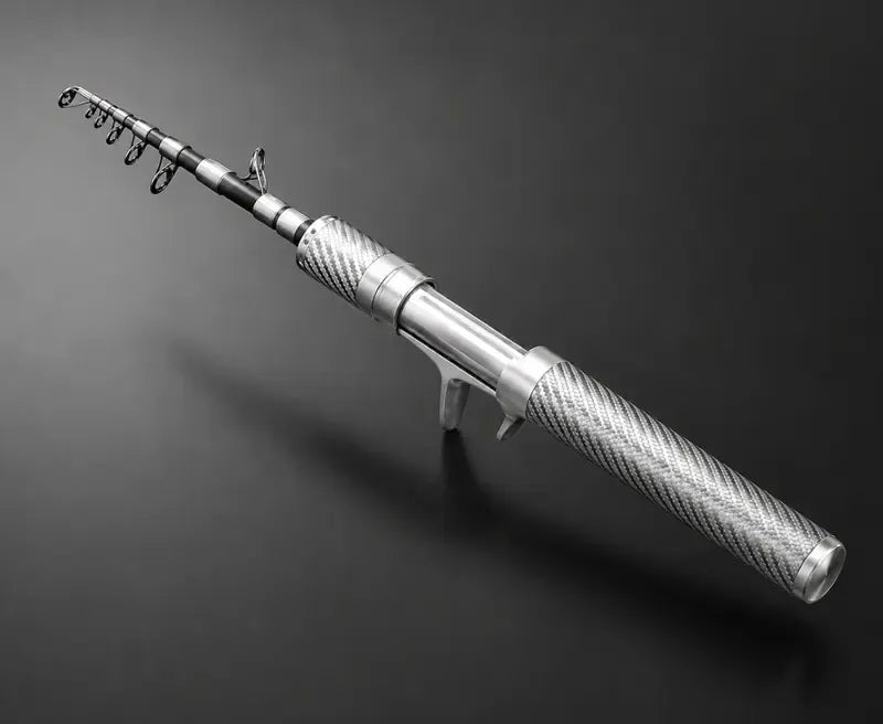 Carbon PocketRod telescopische vishengel van koolstofvezel 180 cm