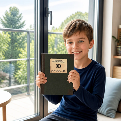 Interactief 3D pop up dinosaurusboek