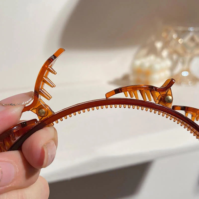 Gevlochten Haarband met Clip