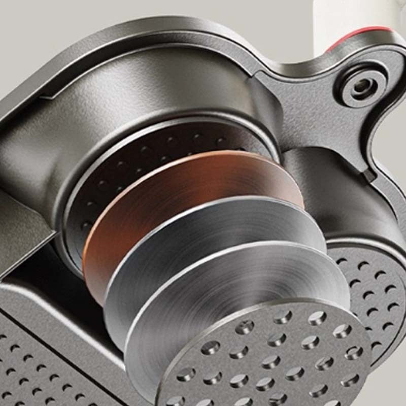3-in-1 kopvormige pan met groot formaat