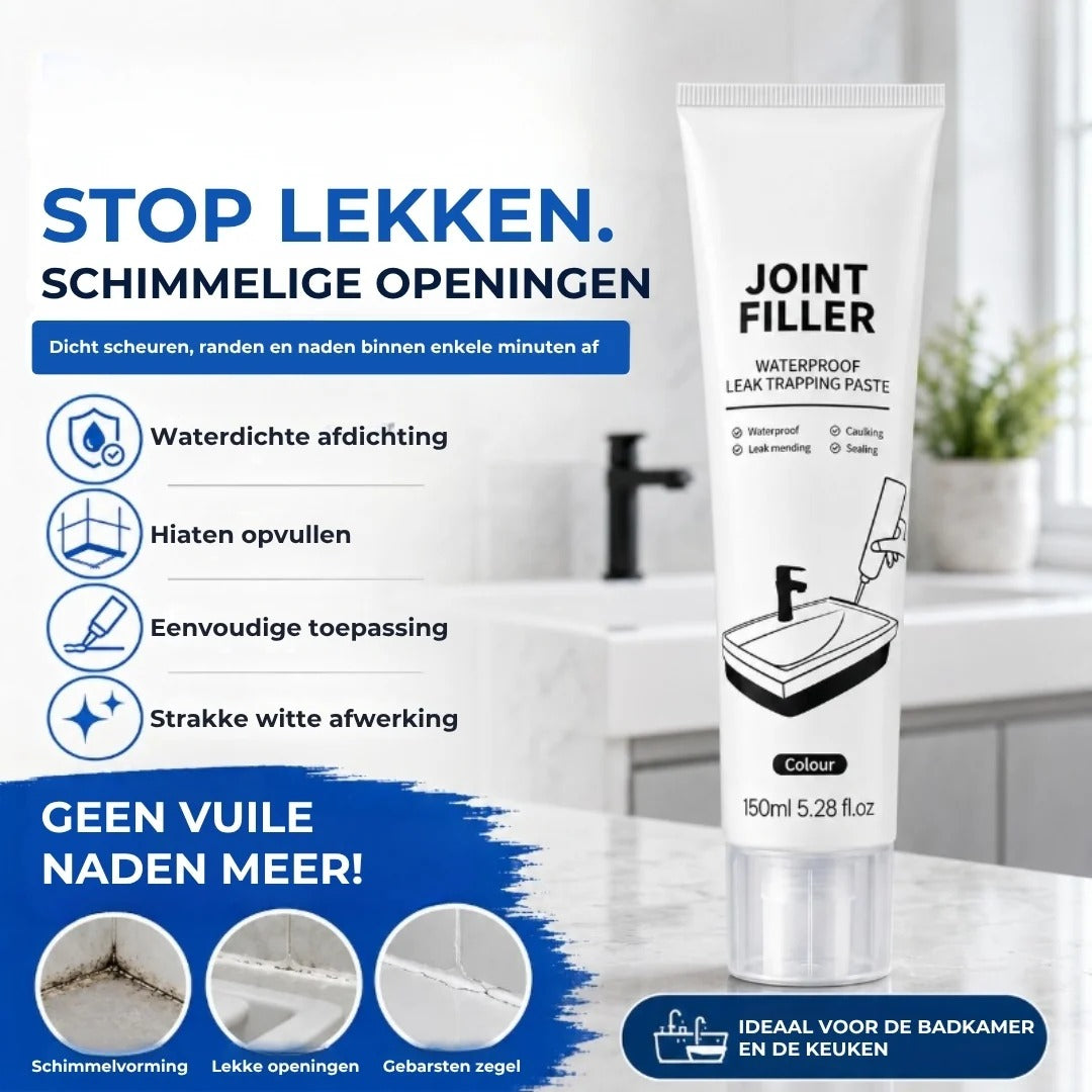Waterdichte voegvuller in knijptube