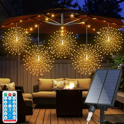 Solar Vuurwerk Lichtbollen – Sfeervolle Tuinverlichting