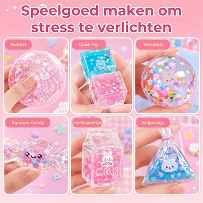 DIY Bubble Squishies knutselset 41 delig
