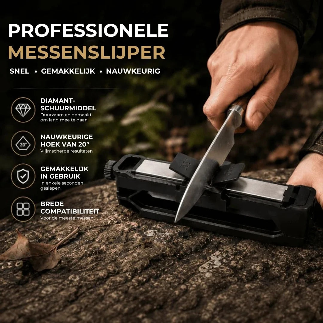 Diamant messenslijper met vaste slijphoek 20 graden