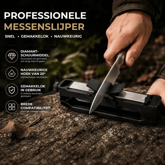 Diamant messenslijper met vaste slijphoek 20 graden