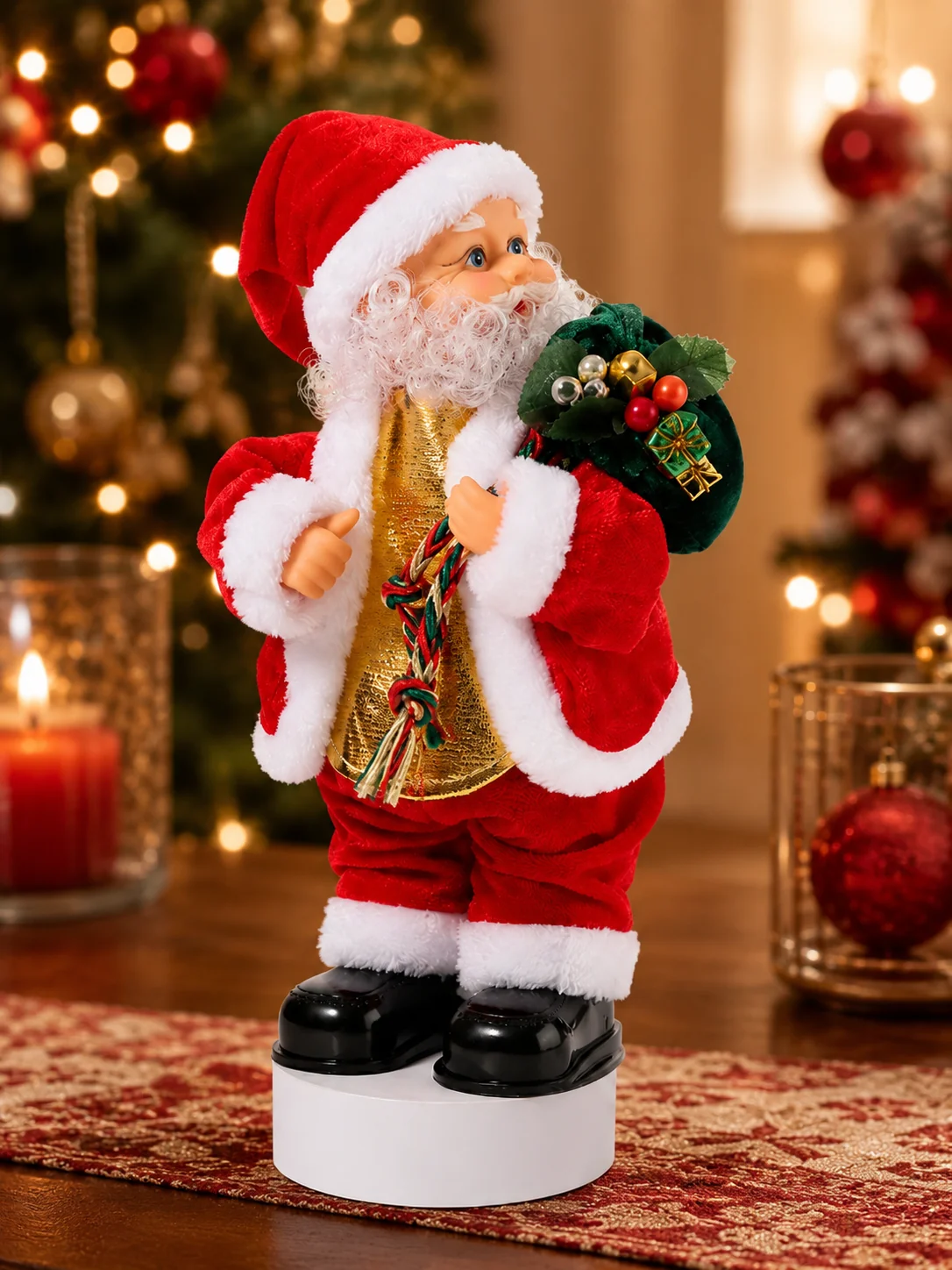Dansende kerstman met muziek