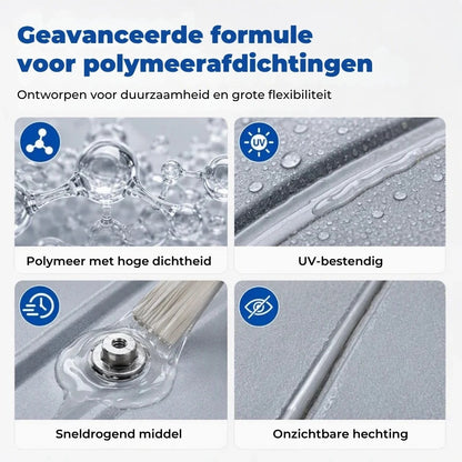 Transparante waterdichte dakafdichtingskit met kwastje