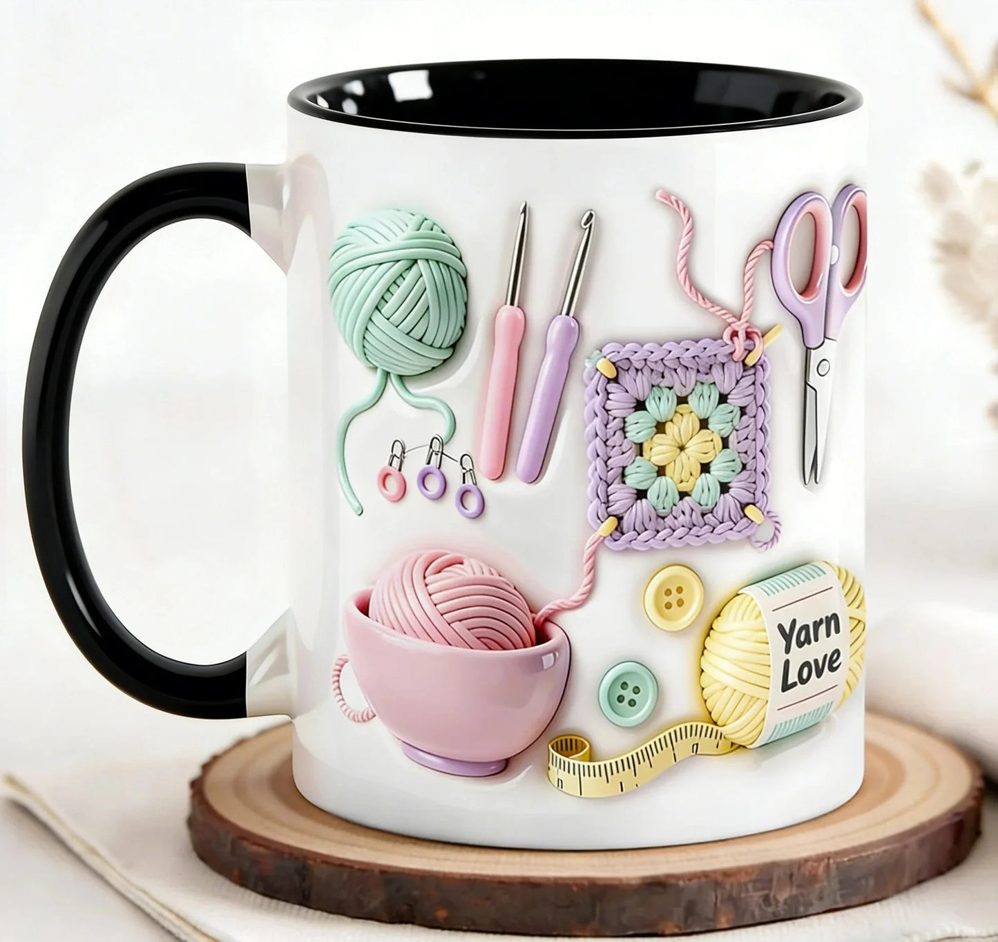 Yarn Love-mok — cadeau voor handwerkers en creatievelingen