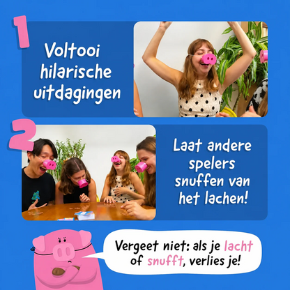 Pigsniff Spel – Lachen Is Absoluut Verboden