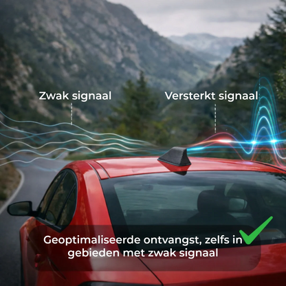 Shark auto-antenneversterker – superieure radio-ontvangst