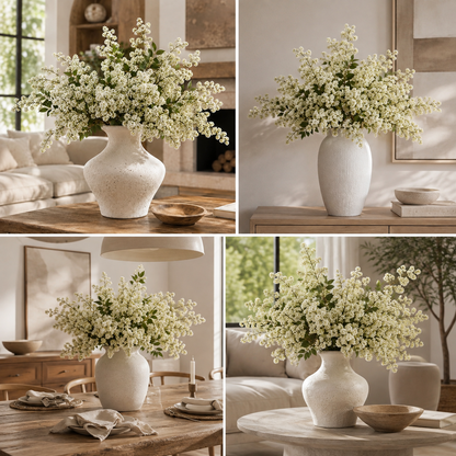 Everbloom natuurgetrouwe bessentakken herfstdecoratie set van 3