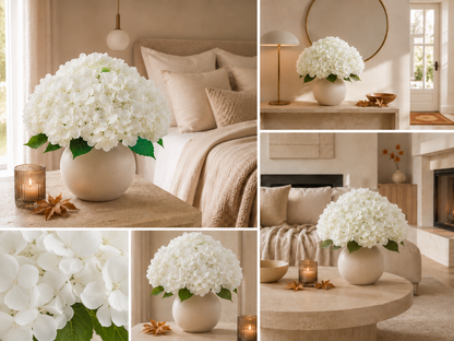 Everbloom Real Touch kunsthortensias in herfstkleuren