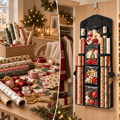 Wrap Ready hangende organizer voor cadeauverpakking