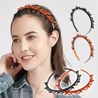 Gevlochten Haarband met Clip
