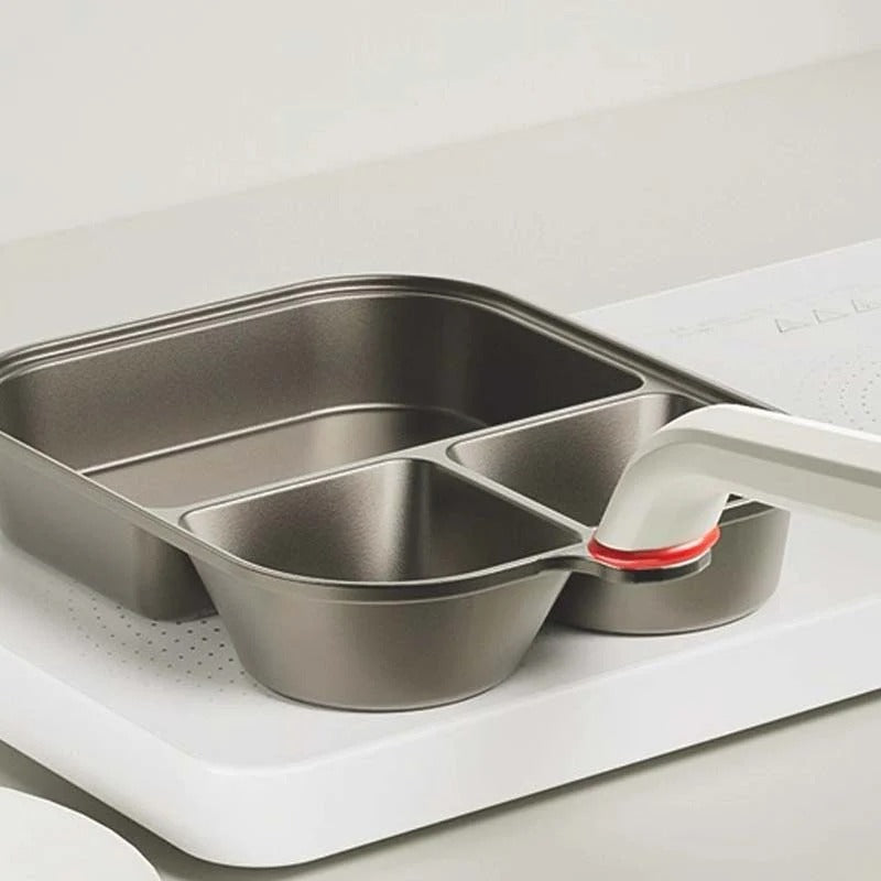 3-in-1 kopvormige pan met groot formaat