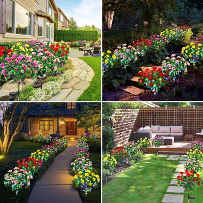 Simulatie Azalea Bloem Grondsteek Zonneverlichting