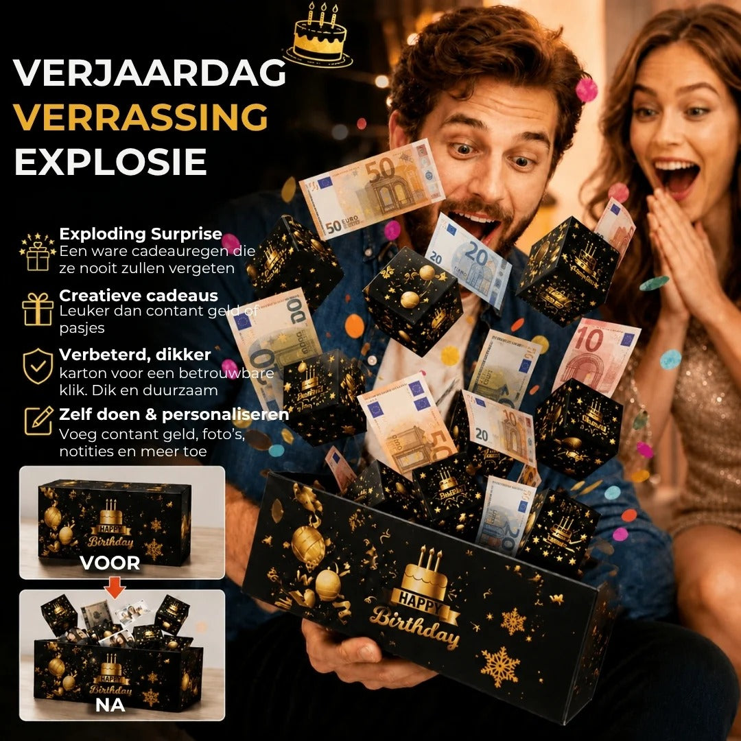 Verrassingsdoos voor Verjaardag