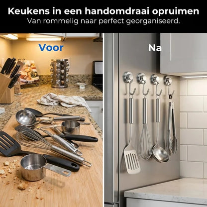 Set van 2 Magnetische Draaihaken