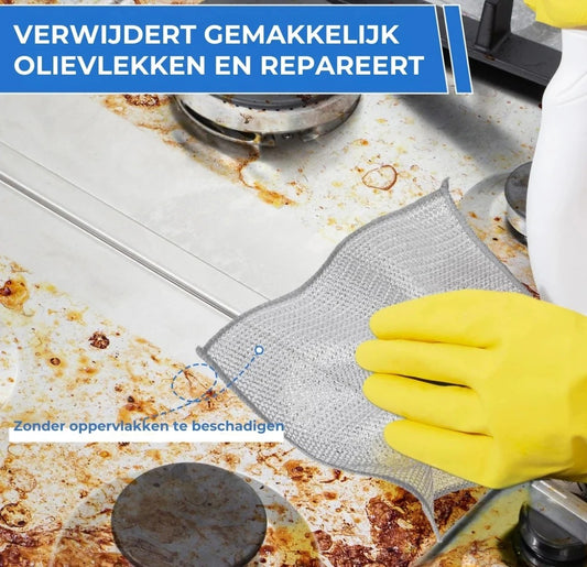 Set van 10 Herbruikbare Schuurdoeken
