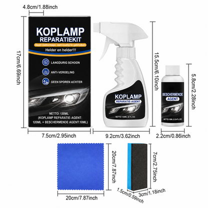Autokoplamp restauratieset