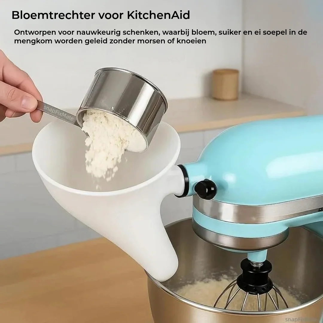 Handige Mixertrechter Vullen Zonder Knoeien