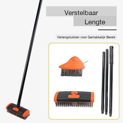 3-in-1 Voegenborstel voor Terras en Oprit