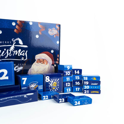 Grote hengelsport adventskalender voor kerst