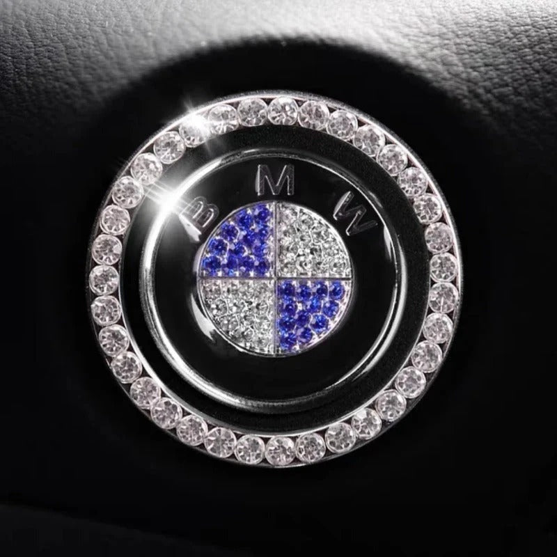 Strass ring voor auto startknop